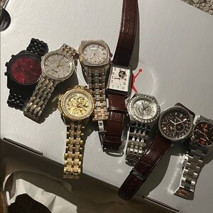 Elegant Watch Collection with Mixed Metals